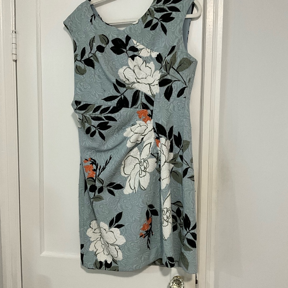 Maggy London Blue Floral Dress